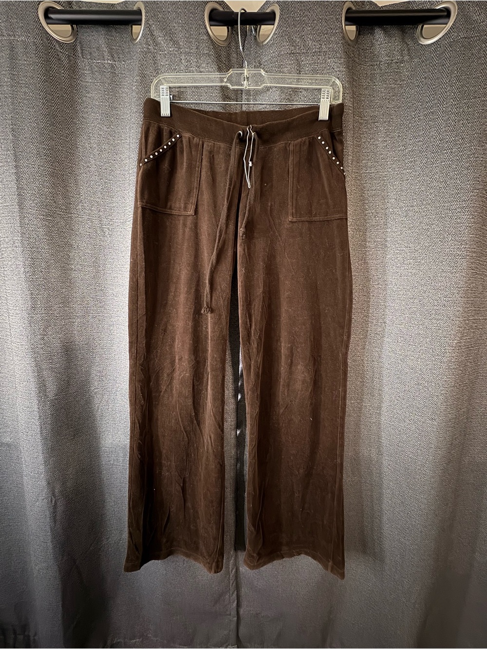 Y2K Women's Cello Sport Velour Track Pants Size Medium